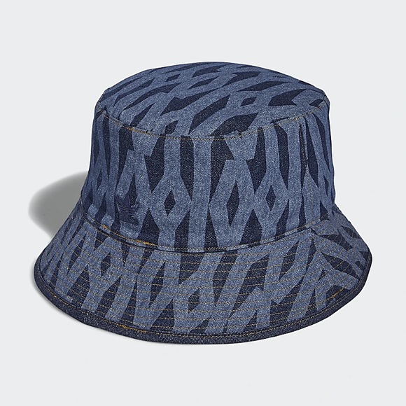 adidas Accessories - Adidas x Ivy Park Monogram Bucket Hat in Dark Blue